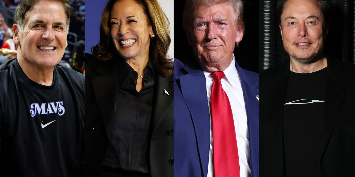 Meet the billionaires backing Trump and Harris in 2024